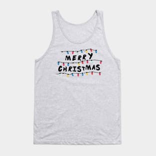 Stranger Things Merry Chritmas Tank Top